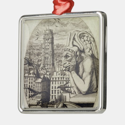 Der Vampir, 1853 Silbernes Ornament (Links)
