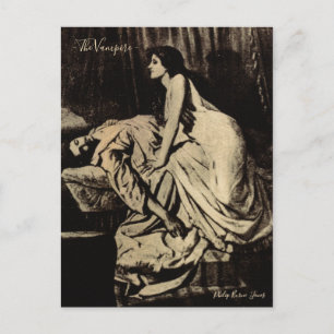 Der Vampir (1897) - Philip Burne-Jones Postkarte