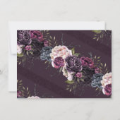 Der Vampir | Moody Gothic Glam Champagne Brunch Einladung (Rückseite)