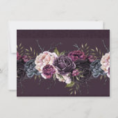 Der Vampir | Moody Gothic Glam Divorce Party Einladung (Rückseite)