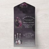 Der Vampir | Moody Gothic Vampy Glam All In One Einladung (Innen Boden)