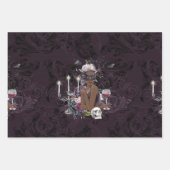 Der Vampir | Moody Gothic Vampy Glam Dark Skin Geschenkpapier Set (Vorderseite)