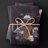 Der Vampir | Moody Gothic Vampy Glam Dark Skin Geschenkpapier Set