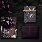 Der Vampir | Moody Gothic Vampy Glam Dark Skin Geschenkpapier Set