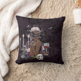 Der Vampir | Moody Gothic Vampy Glam Dark Skin Kissen