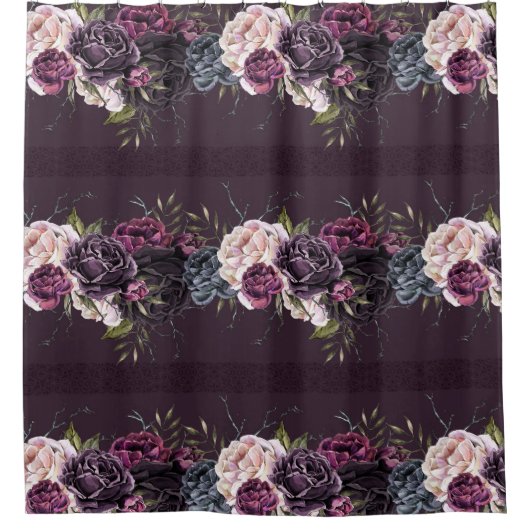 Der Vampir | Moody Gothic Vampy Glam Duschvorhang (Vorderseite)