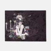 Der Vampir | Moody Gothic Vampy Glam Pale Skin Fußmatte (Vorderseite)