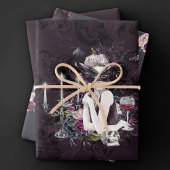Der Vampir | Moody Gothic Vampy Glam Pale Skin Geschenkpapier Set