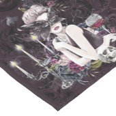 Der Vampir | Moody Gothic Vampy Glam Pale Skin Kurzer Tischläufer (Ecke)