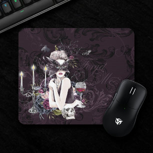 Der Vampir   Moody Gothic Vampy Glam Pale Skin Mousepad