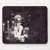 Der Vampir | Moody Gothic Vampy Glam Pale Skin Mousepad (Vorne)