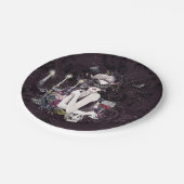 Der Vampir | Moody Gothic Vampy Glam Pale Skin Pappteller (Schrägansicht)