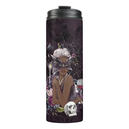 Der Vampir | Moody Gothic Vampy Glam Pale Skin Thermosbecher (Vorderseite)