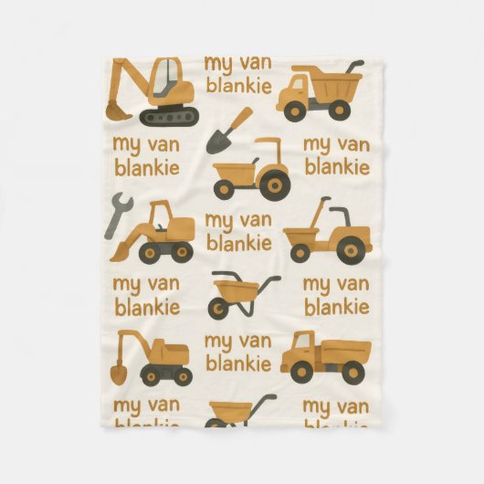 Der Van Blankie für den mühevollen Händler Fleecedecke (Vorderseite)