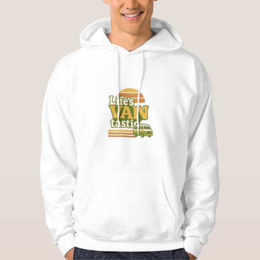 Der VANtastic Retro 70er Van Graphic von Life Hoodie (Vorderseite)