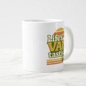 Der VANtastic Retro 70er Van Graphic von Life Jumbo-Tasse (Vorderseite Rechts)