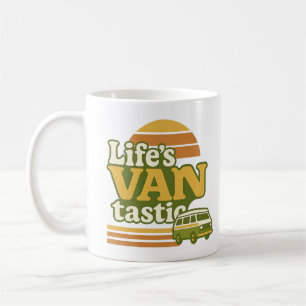 Der VANtastic Retro 70er Van Graphic von Life Kaffeetasse
