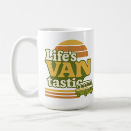 Der VANtastic Retro 70er Van Graphic von Life Kaffeetasse