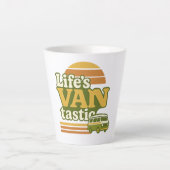 Der VANtastic Retro 70er Van Graphic von Life Milchtasse (Vorderseite)