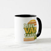 Der VANtastic Retro 70er Van Graphic von Life Tasse (VorderseiteRechts)