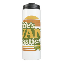 Der VANtastic Retro 70er Van Graphic von Life Thermosbecher