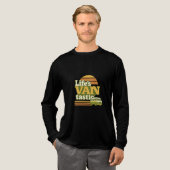 Der VANtastic Retro 70er Van Graphic von Life Tri-Blend Shirt (Volle Vorderseite)