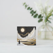 Der Vasnetsov-Stil zeichnet sich durch ein helles  Quadratische Visitenkarte (Stehend Vorderseite)