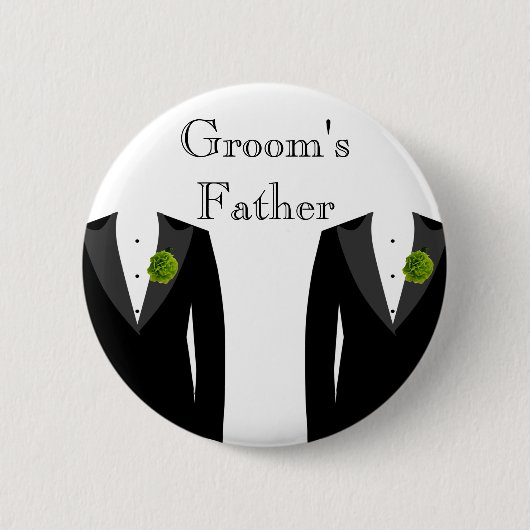 Der Vater-Abzeichen grüne Gartennelken-des Button (Vorderseite)