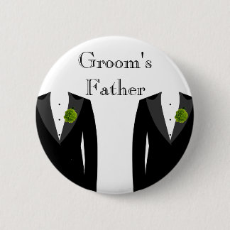 Der Vater-Abzeichen grüne Gartennelken-des Button