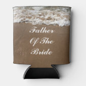 Der Vater der Braut spendet Gastgeschenke Dosenkühler (Vorderseite)