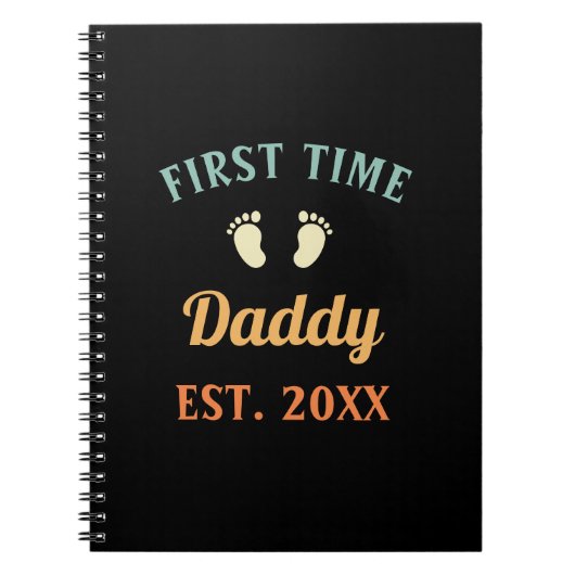 Der Vater der Vaterschaft zum ersten Mal Notizblock (Vorderseite)