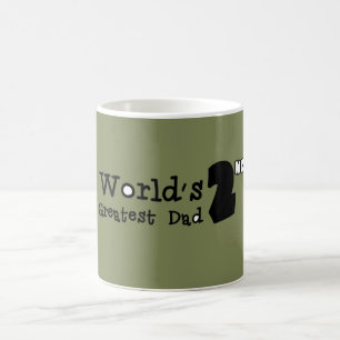 Der Vater-der Welt 2. bestste der Vatertags-Tasse Kaffeetasse