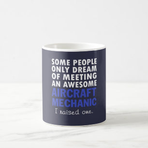 DER VATER DES FLUGZEUGMECHANIKERS KAFFEETASSE