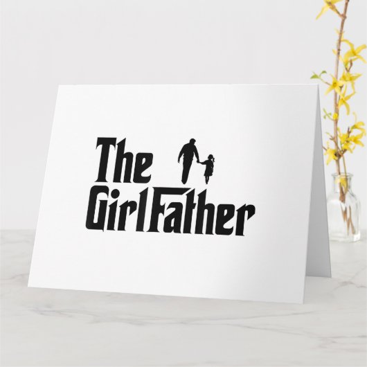 Der Vater des Mädchenvaters bei Girls Daddy Daught Karte (Gelbe Blume)