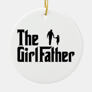 Der Vater des Mädchenvaters bei Girls Daddy Daught Keramik Ornament