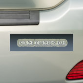 Der Vater des Polizei-Offiziers Autoaufkleber (Auf Auto)