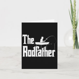 Der Vater des Rodvaters Funny Fishing Karte