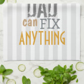 Der Vater des Vaters kann alles reparieren, was Sp Geschirrtuch (Gefaltet)