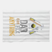 Der Vater des Vaters kann alles reparieren, was Sp Geschirrtuch (Horizontal)