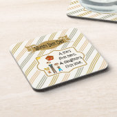 Der Vater-Getränk-Untersetzer der Welt beste Getränkeuntersetzer (Linke Seite)