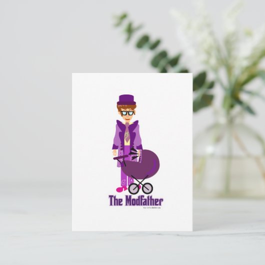 Der Vater! Postkarte (Stehend Vorderseite)