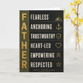 Der Vater Standard (Innen leer) Karte (Gelbe Blume)