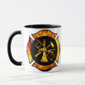 Der Vater-Tasse des Feuerwehrmanns Tasse (Links)