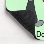 Der Vater-Tochter-Cartoon des besten Vaters Mousepad (Ecke)