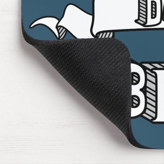 Der Vater-Typografie-Text Mousepad der Welt bester (Ecke)