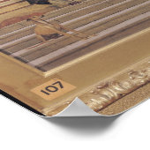 Der Vater und Sohn des Künstlers vor der Tür Poster (Ecke)