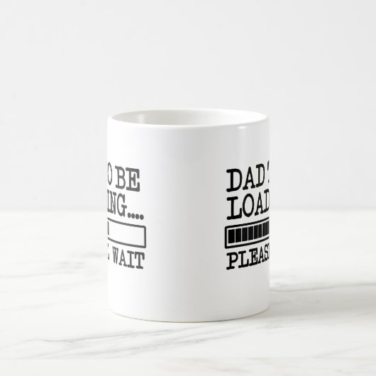 Der Vater, zum bitte zu laden warten lustiges Baby Kaffeetasse (Mittel)