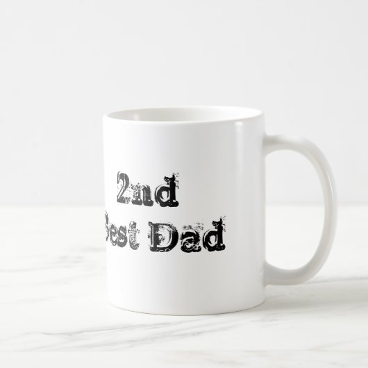 Der Vatertag - 2. beste Vater-Tasse Kaffeetasse (Rechts)