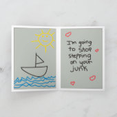 Der Vatertag: Entschuldigung #2 Karte (Innenseite)