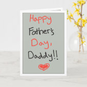 Der Vatertag: Entschuldigung #2 Karte (Gelbe Blume)